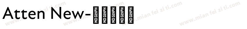Atten New字体转换